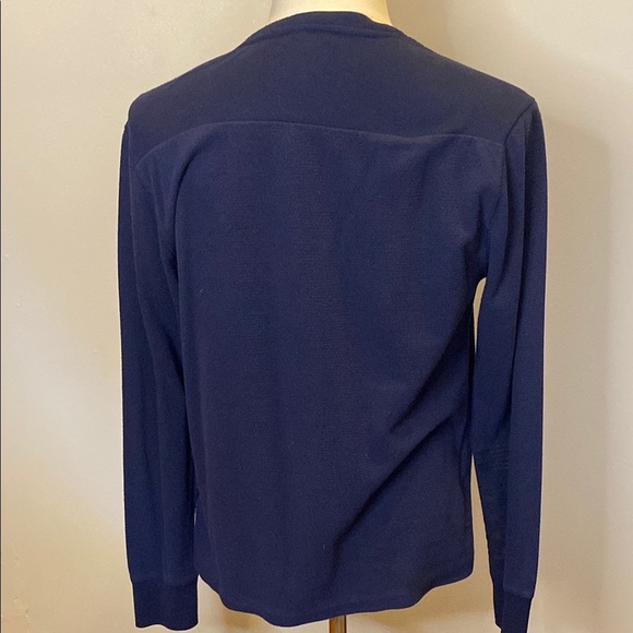 Guess Blue Long Sleeve Tee with Classic Design - Picture 6 of 7